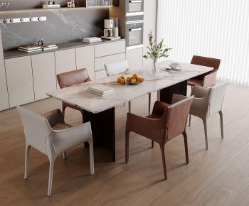 Modern Dining Table And Chairs-ID:576953897