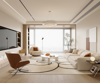 Modern A Living Room-ID:979208942