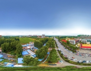 HDR白天城市生态绿化全景-ID:5958328