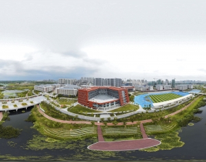 HDR白天城市鸟瞰建筑全景-ID:659389021