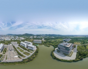HDR白天城市鸟瞰建筑全景-ID:878006942
