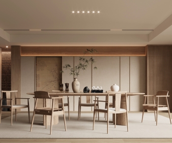New Chinese Style Dining Room-ID:344882978