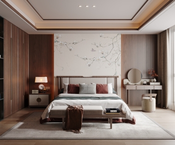 New Chinese Style Bedroom-ID:895127061