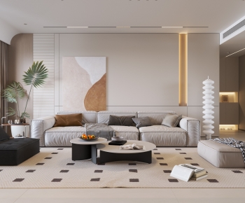 Modern A Living Room-ID:840105069