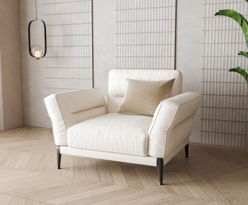 现代布艺单人沙发3D模型