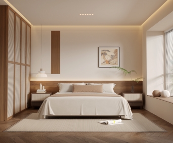 New Chinese Style Bedroom-ID:843617926