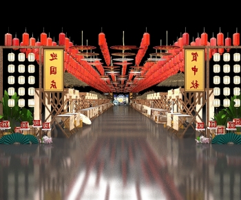 New Chinese Style Shopping Mall-ID:514666085