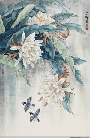 中式花鸟装饰画-ID:5959229