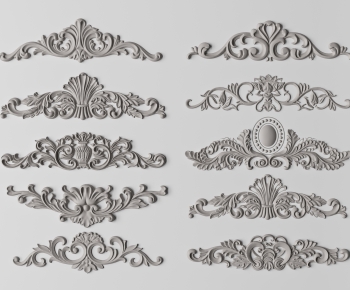 Simple European Style Carving-ID:396155129