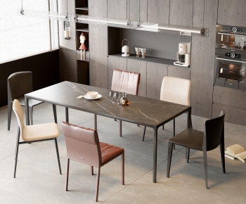 Modern Dining Table And Chairs-ID:919873952