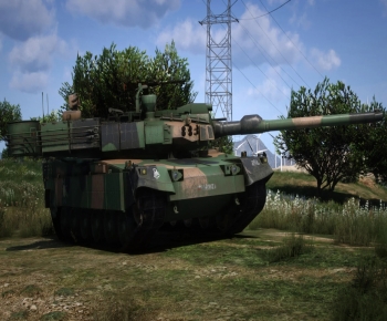 现代韩国K2主战坦克-ID:438319922