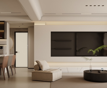 Modern A Living Room-ID:680735112