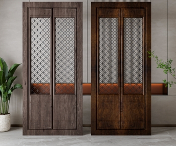 New Chinese Style Wooden Screen Partition-ID:982007983