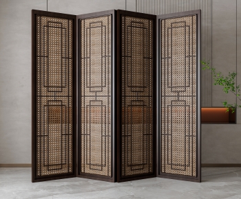 New Chinese Style Wooden Screen Partition-ID:133363964