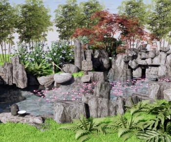 New Chinese Style Garden-ID:643312939