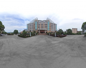 HDR城市小区社区广场全景-ID:999922041