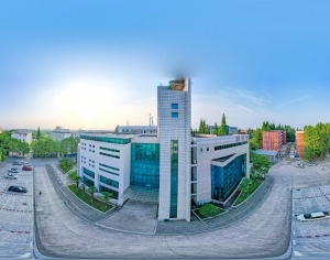HDR城市小区社区广场全景-ID:5960842