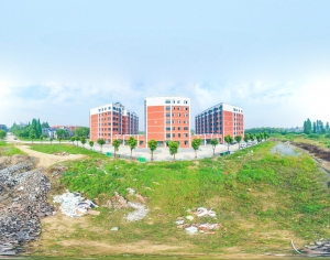 HDR城市小区社区广场全景-ID:317743068