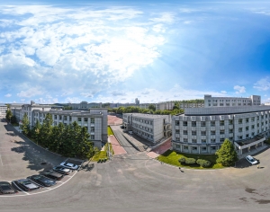 HDR城市小区社区广场全景-ID:358964925