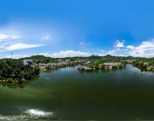 HDR江河湖泊绿化生态城市全景-ID:5961096