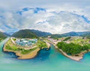 HDR江河湖泊绿化生态城市全景-ID:5961146