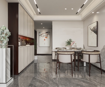 New Chinese Style Dining Room-ID:496113063