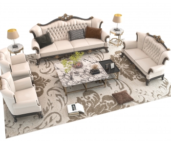 American Style Sofa Combination-ID:596986062