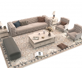 American Style Sofa Combination-ID:130280028