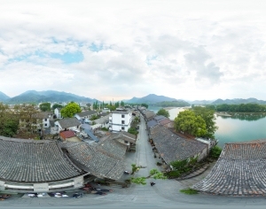 HDR乡村古镇旅游风景-ID:5962073