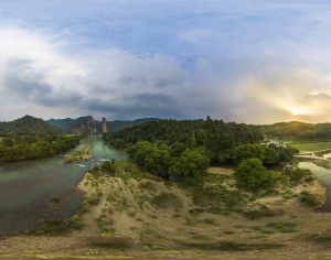 HDR乡村田野户外风景全景-ID:5962153