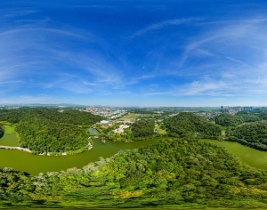 HDR乡村田野户外风景全景-ID:5962158