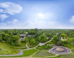 HDR乡村田野户外风景全景-ID:5962160