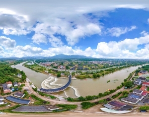 HDR乡村田野户外风景全景-ID:5962164