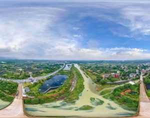 HDR乡村田野户外风景全景-ID:5962167