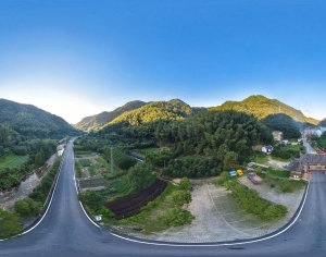 HDR乡村田野户外风景全景-ID:5962171