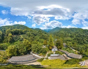 HDR乡村田野户外风景全景-ID:5962179