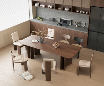 Modern Dining Table And Chairs-ID:639491126