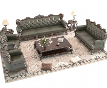 American Style Sofa Combination-ID:248174913