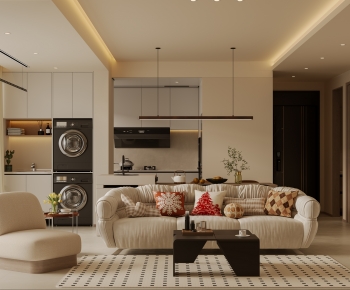 Modern A Living Room-ID:786856898