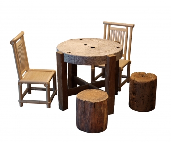 Wabi-sabi Style Outdoor Tables And Chairs-ID:690992125