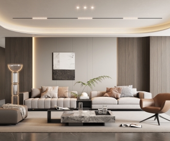 Modern A Living Room-ID:440896031