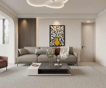 Modern A Living Room-ID:792498118