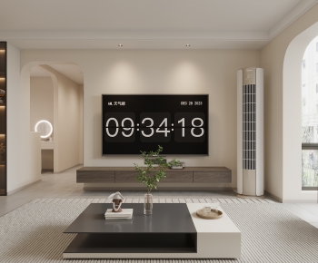 Modern A Living Room-ID:846405035