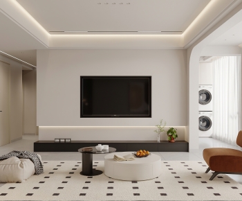 Modern A Living Room-ID:724354037