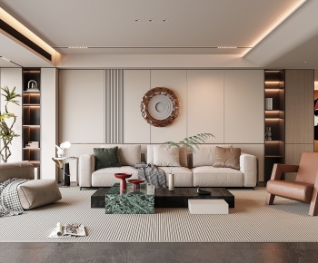 Modern A Living Room-ID:441450126