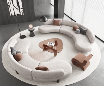 Modern Curved Sofa-ID:423073054