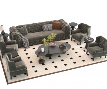American Style Sofa Combination-ID:312411078