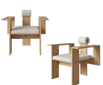 现代单椅 休闲椅3D模型