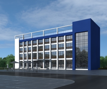 Modern Appearance Of Commercial Building-ID:520621064