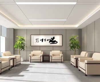 New Chinese Style Office Living Room-ID:588532928